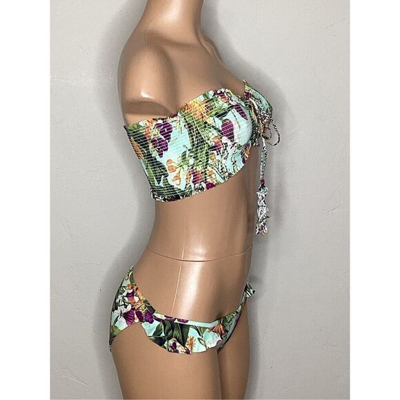 New. PQ floral bikini set. Size small. Retails $148 - Picture 3 of 14